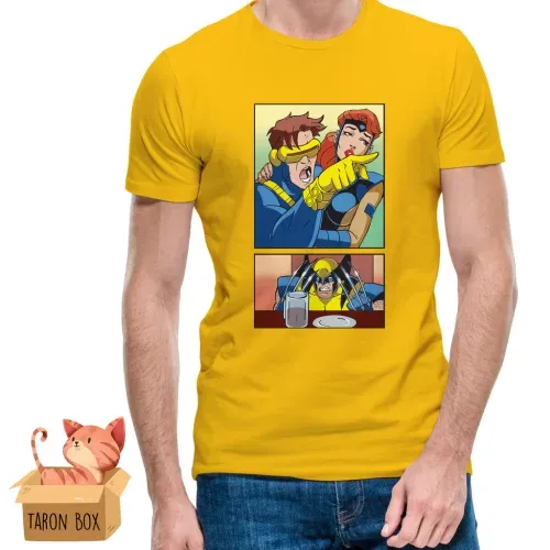 Camiseta Cyclops yelling at a Wolverine meme