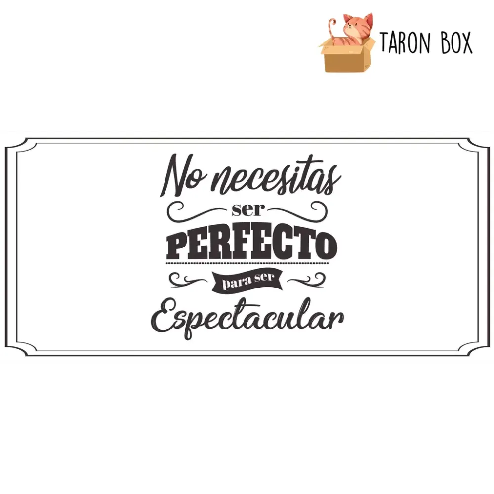 Comprar Taza frase No necesitas ser perfecto para ser espectacular online