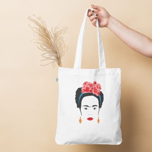 Tote bag rostro Frida Kahlo