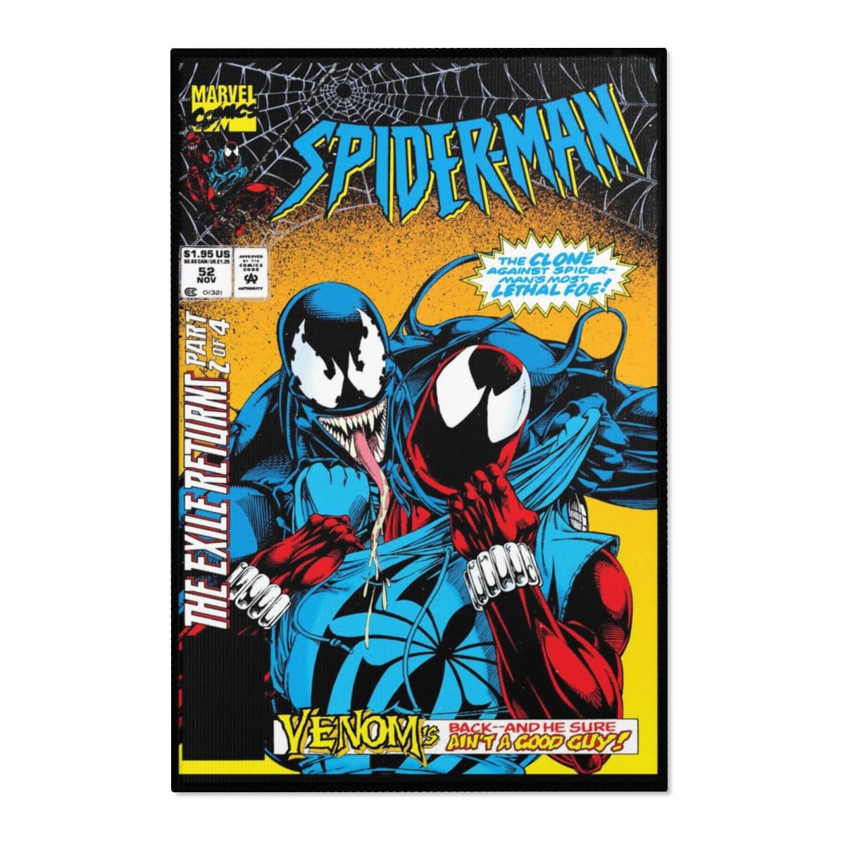 Alfombra Venom vs Scarlet Spider-Man