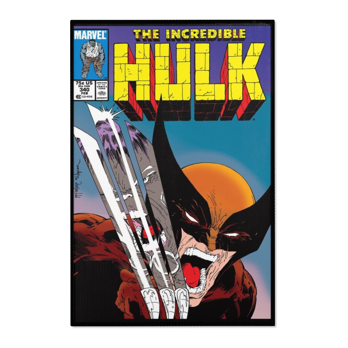 Alfombra The Incredible Hulk #340 (1962)