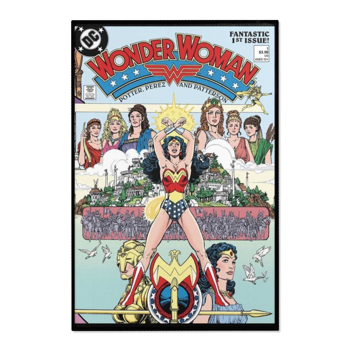 Alfombra Wonder Woman #1 (1987)
