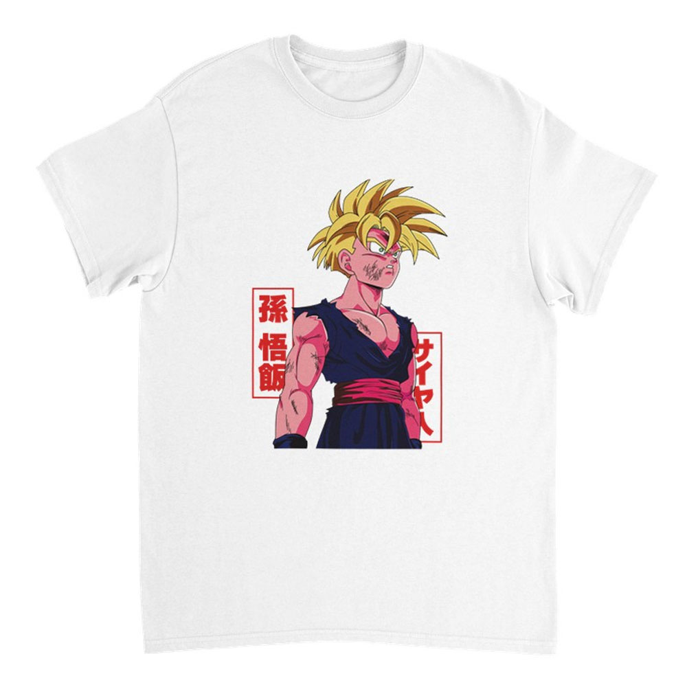 Camiseta Gohan SS Blanca