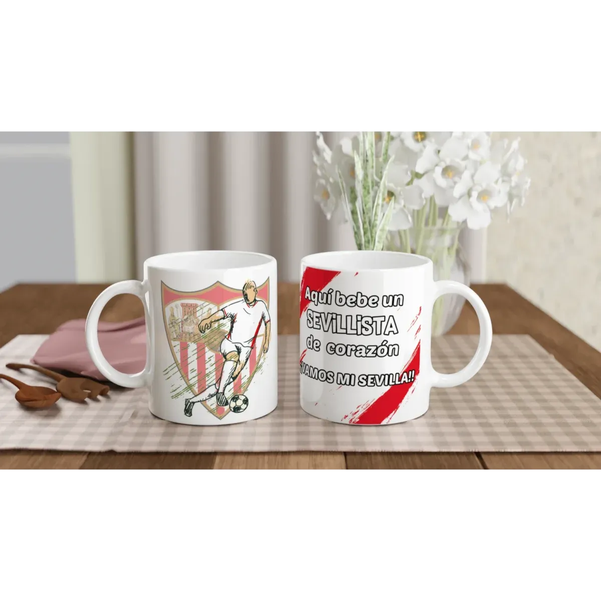 Taza Aquí Bebe un Sevillista de Corazón