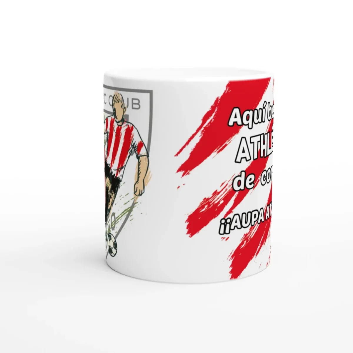 Taza Aquí Bebe un Athleticzale de Corazón