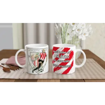 Taza Aquí Bebe un Athleticzale de Corazón
