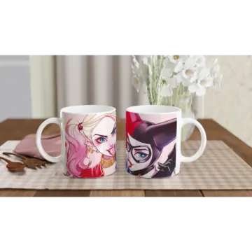 Taza Harley Quinn y Arlequín