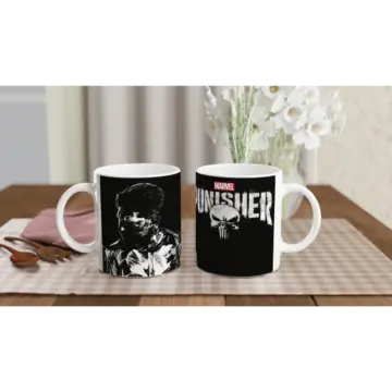 Taza The Punisher Jon Bernthal | Diseño Exclusivo para Fans de Marvel