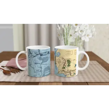 Taza Mapa Señor de los Anillos