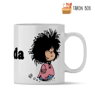 Taza de Mafalda despeinada