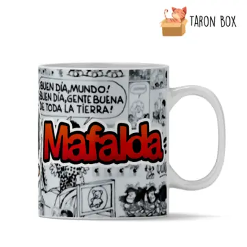 Taza de Mafalda cómic