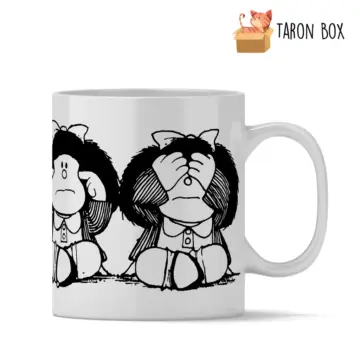Taza monos Mafalda