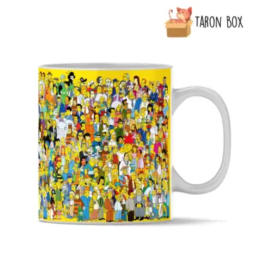 Taza todos los personajes de Los Simpsons