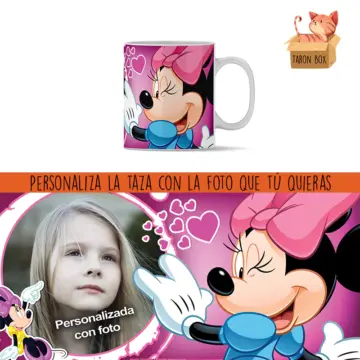 Taza infantil personalizada Minnie Mouse