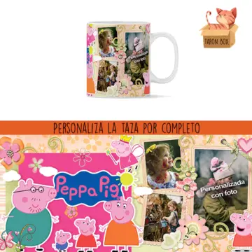 Taza infantil personalizada Peppa Pig