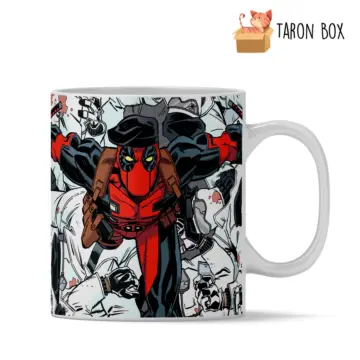 Taza Deadpool VS Boinas negras