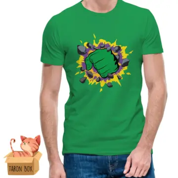 Camiseta puño de Hulk