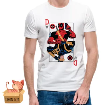 Camiseta naipe Deadpool y Cyclops