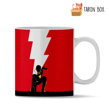 Taza Shazam rayo capa