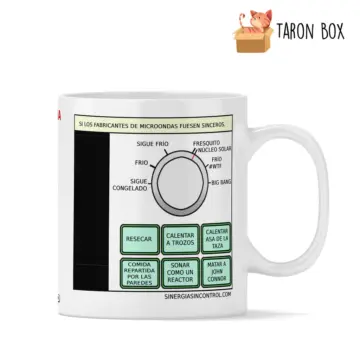 Taza Microondas + Si la taza está llena