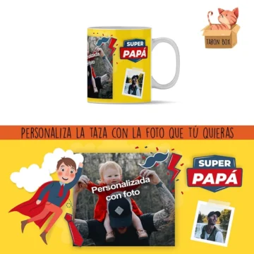 Taza personalizada Super Papá