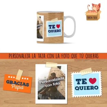 Taza personalizada Te quiero papá