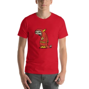 Camiseta unisex Flash el perezoso