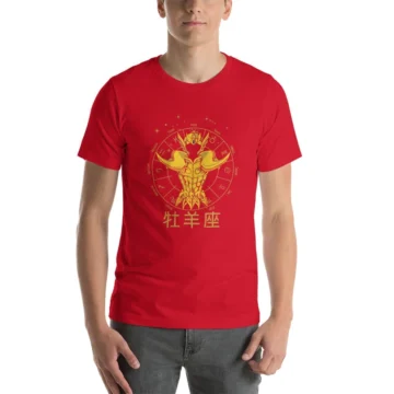 Camiseta Unisex Caballero del Zodiaco Aries