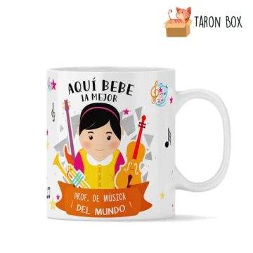 Taza mejor maestra de música
