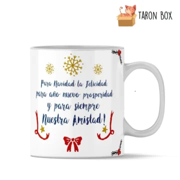 Taza de Navidad Amistad