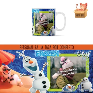 Taza infantil personalizada Olaf
